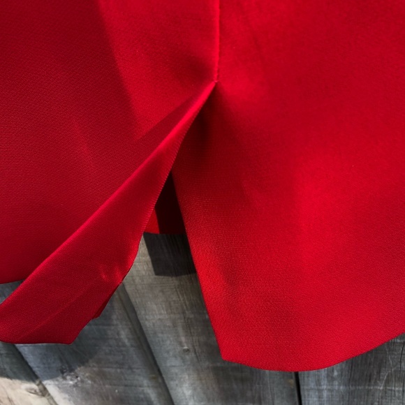 Liz Claiborne Red Long Sleeve Shift Dress - Picture 6 of 8